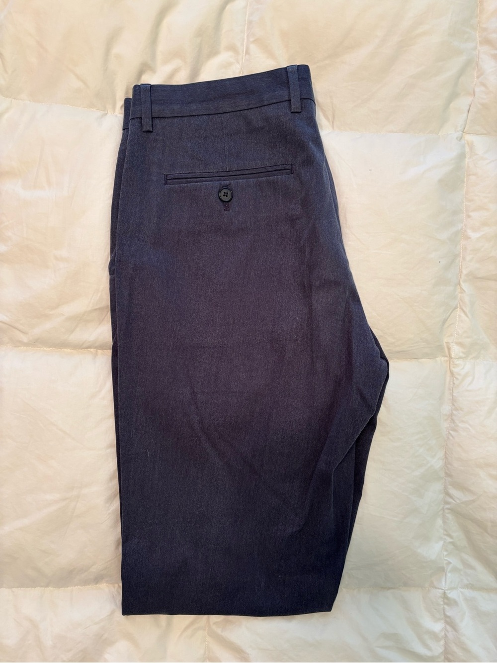 Express Men's Dark Navy Dress Pants - Single Back Welt Pocket